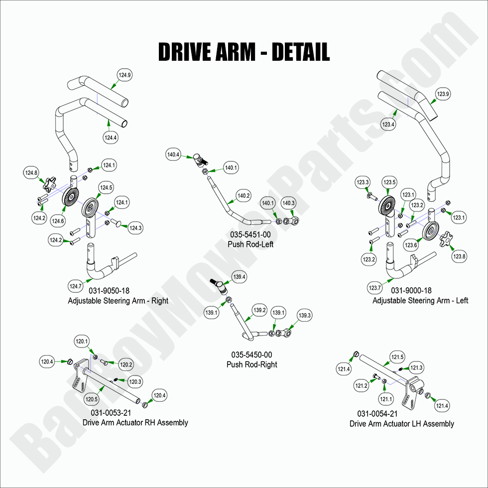 2022 Maverick HD - Drive Arm - Detail